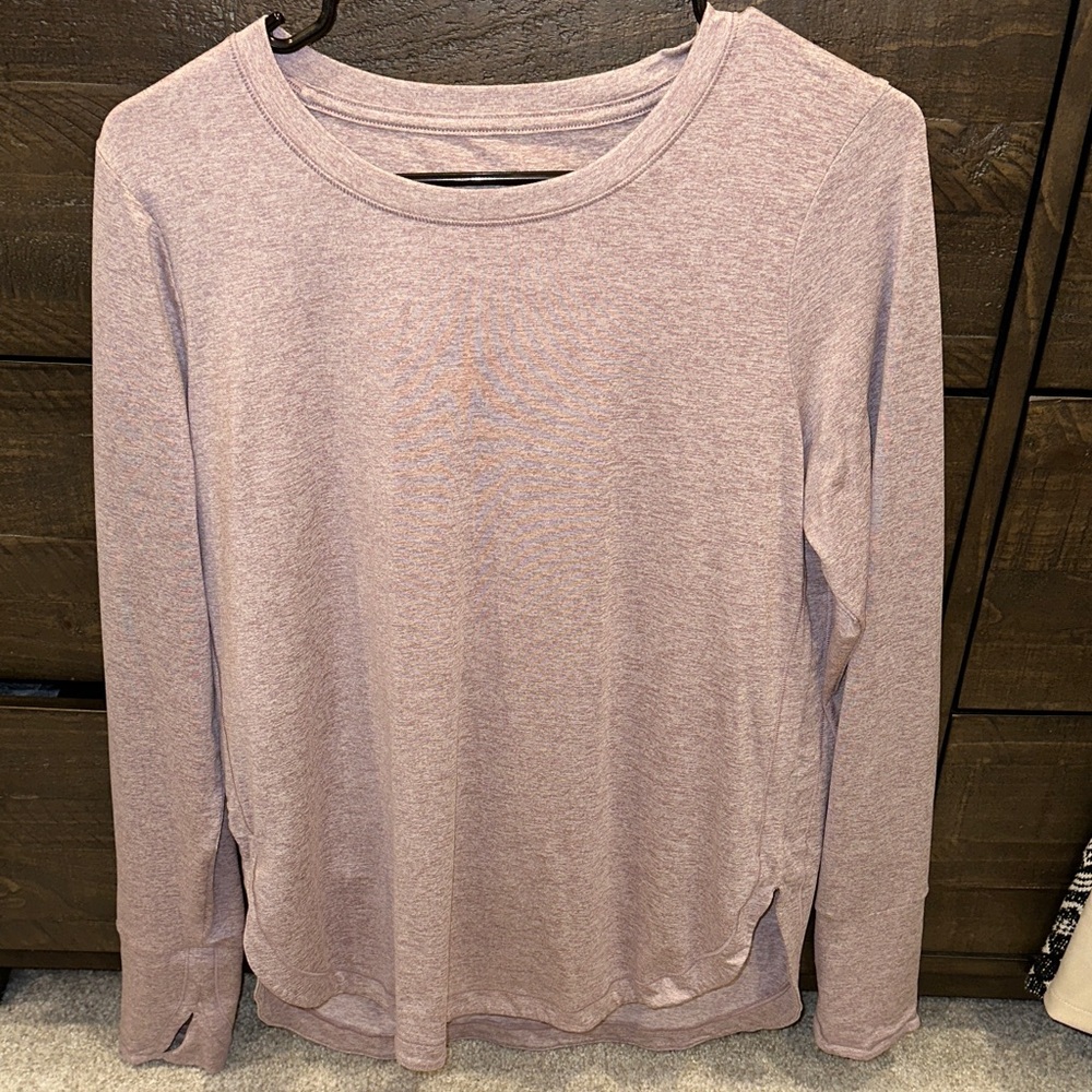 Athleta Dusty Pink Long Sleeve Top